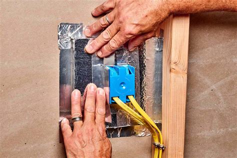 how to put insulation batts around electrical boxes|how to insulate electrical wiring.